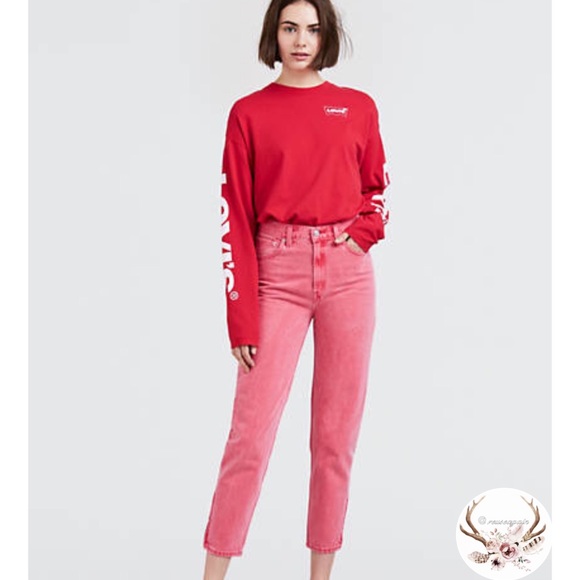 Levi’s Mom Jean Pink NWT - Picture 2 of 6